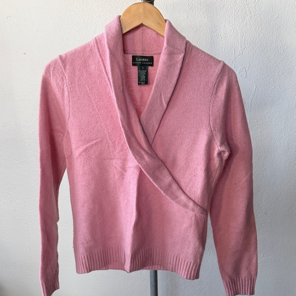 Vintage Lauren Ralph Lauren wrap pullover sweater Size Small - Picture 1 of 3